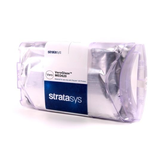 Stratasys Polyjet VEROGLAZE MED620, 3.6kg, Pack of 1 für Dental Eden & Connex, Dental J7xx, Design E