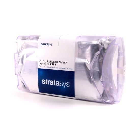 Stratasys Polyjet FLX985, AGILUS 30 BLACK, 3.6kg, Pack of 1 für Design Eden & Connex, Design J7xx, M