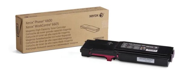 Xerox Hochleistungs-Tonerpatrone Magenta 106R02230 Phaser 6600 / WorkCentre 6605 (6.000 Seiten*)