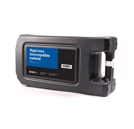 Stratasys Polyjet MED615RGD, IV , RIGID IVORY BIOCOMPATIBLE MATERIAL , 3.6kg, Pack of 1 für Dental E